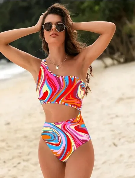 Maiô Multicolor Tam P