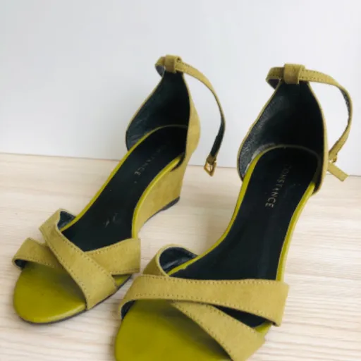 Sapato Verde Camurca Constance