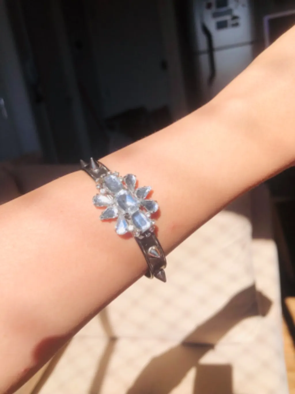 Bracelete prata cristal