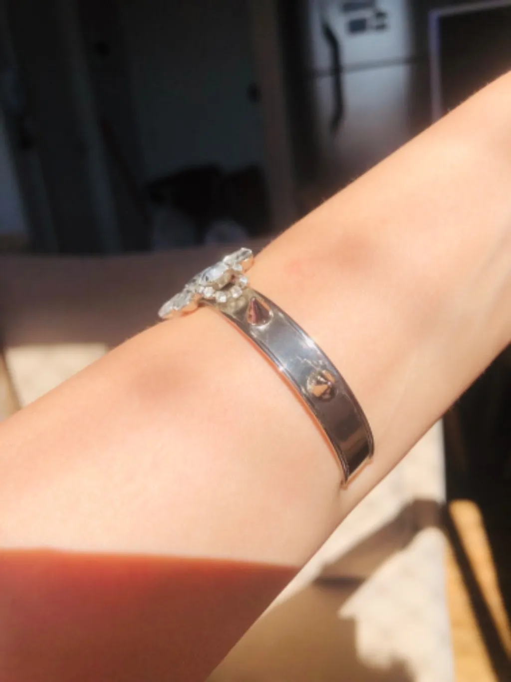 Bracelete prata cristal