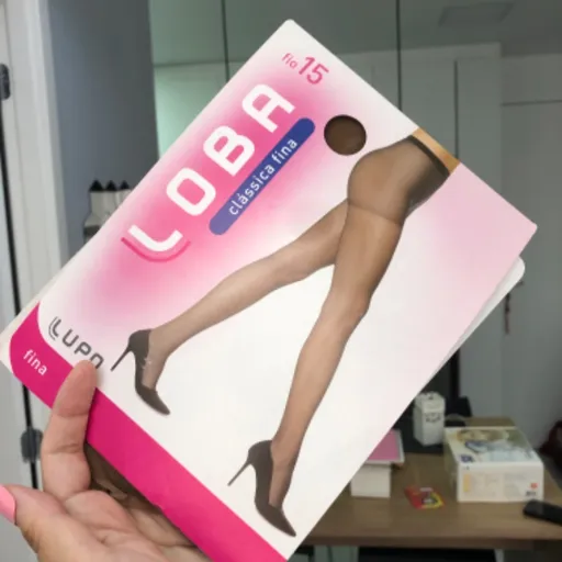 Meia Calça beje Lupo