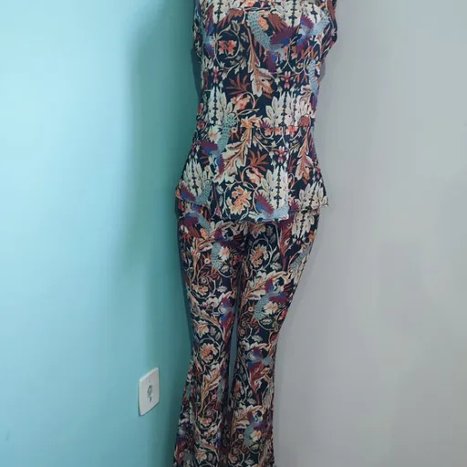 conjunto feminino estampado