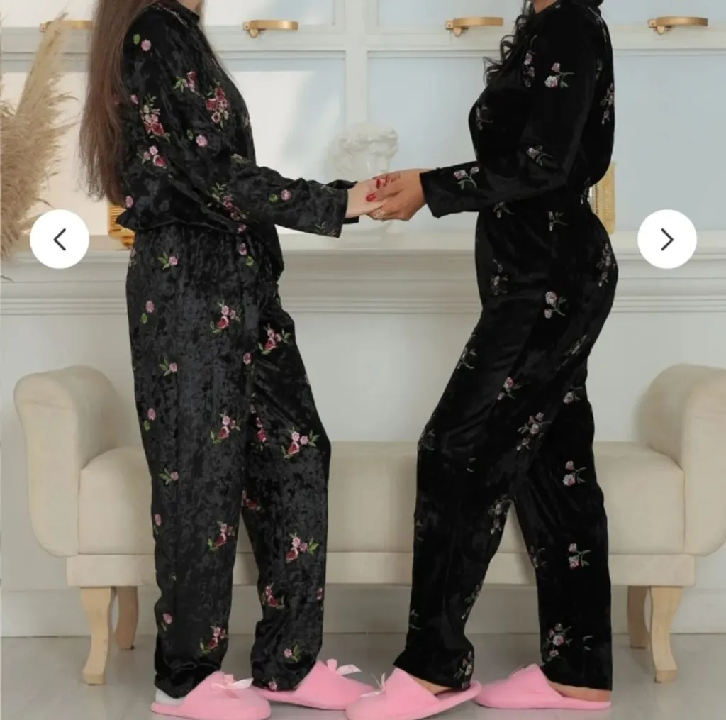 conjunto preto pijama