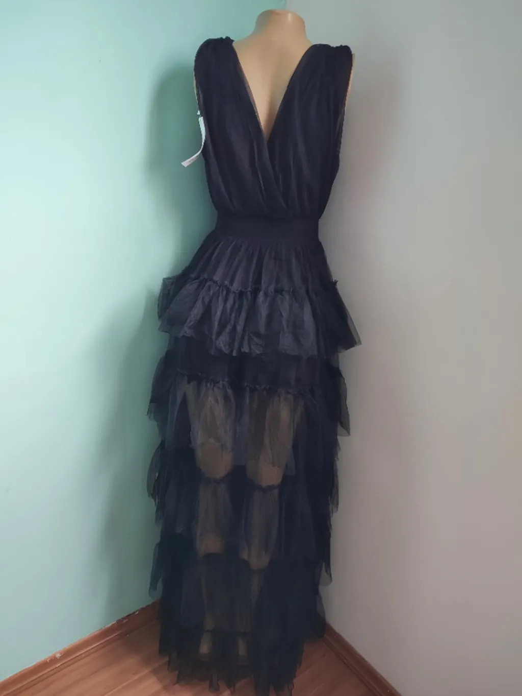 vestido de festa preto