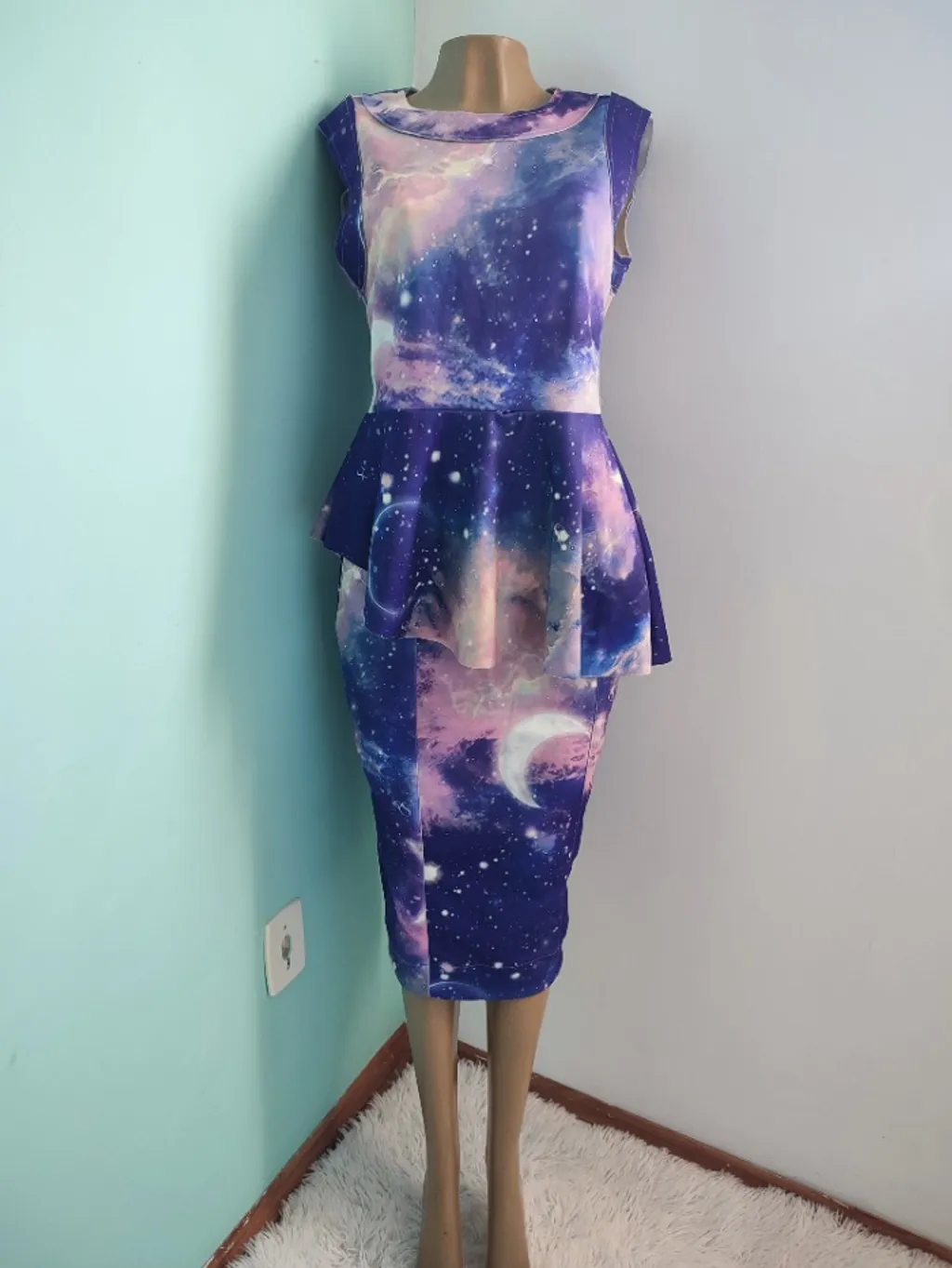conjunto feminino de saia estampado