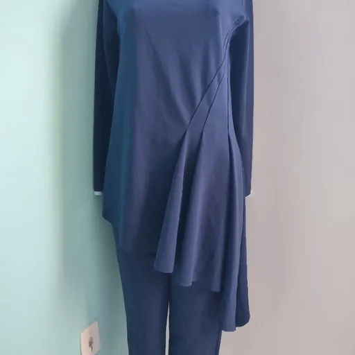 conjunto feminino azul marinho