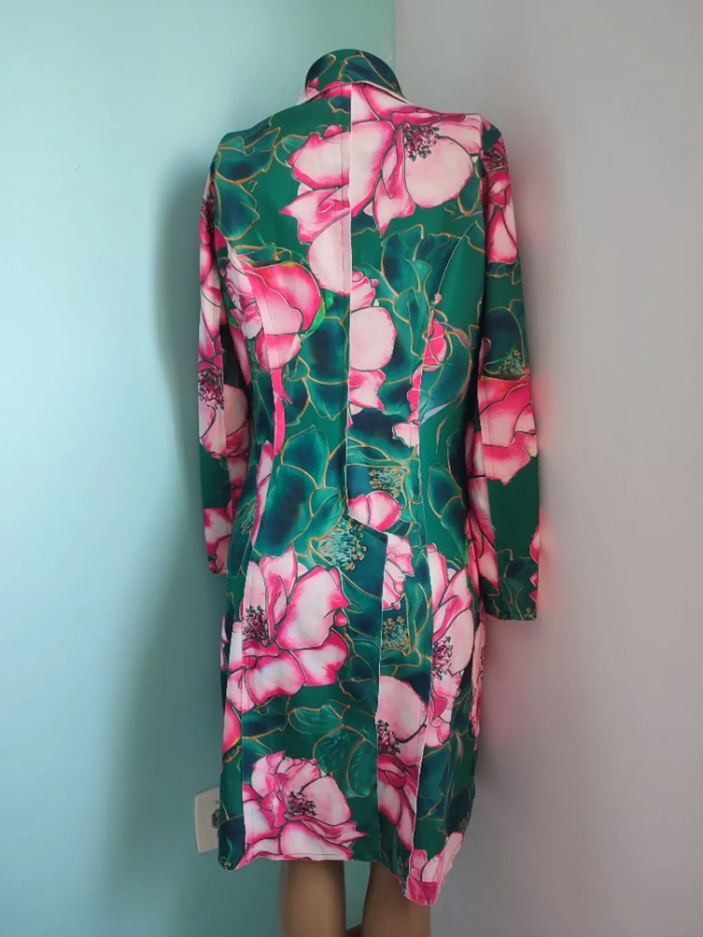 cardigã feminina floral