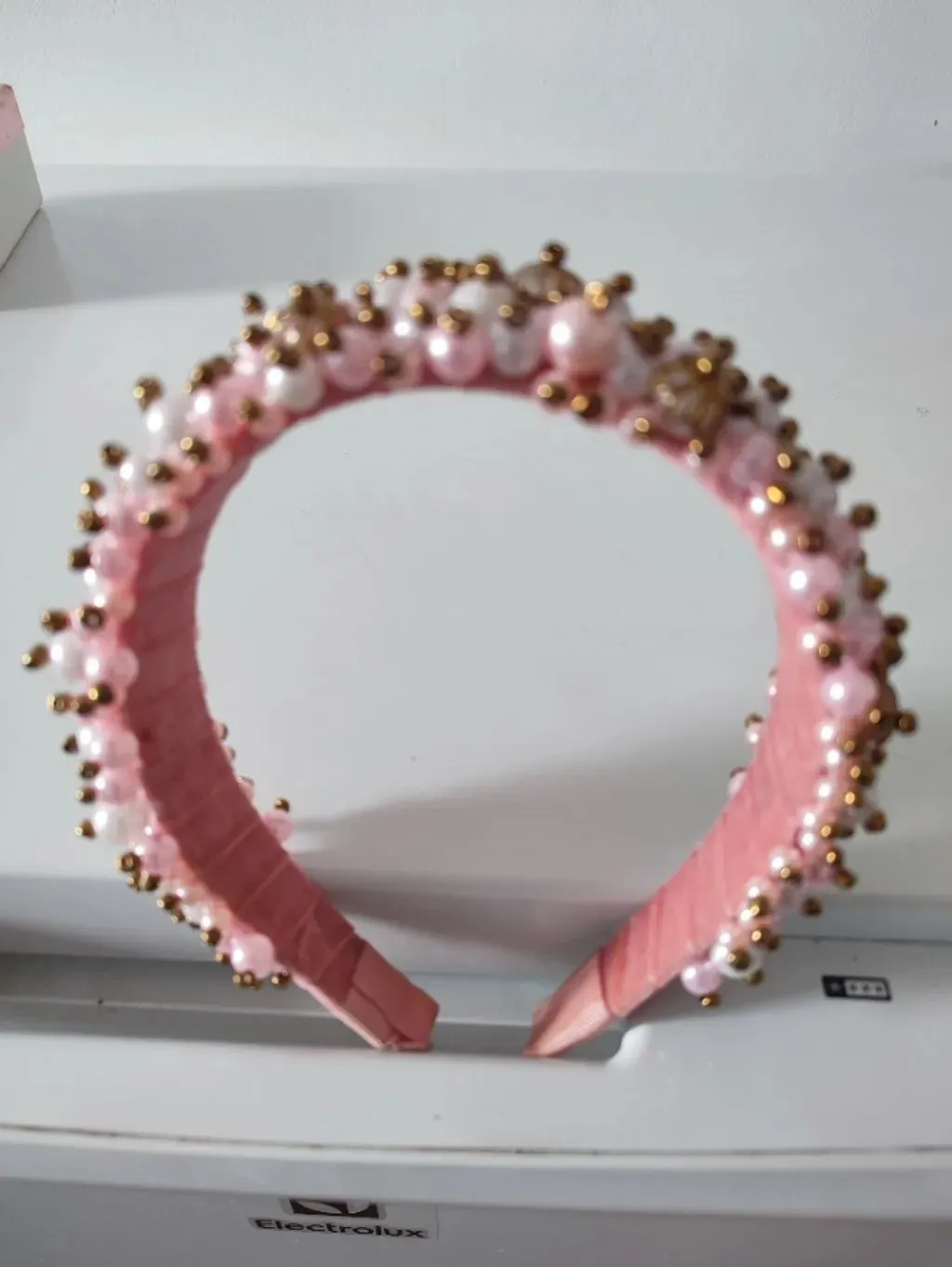 Tiara feminina Rosa