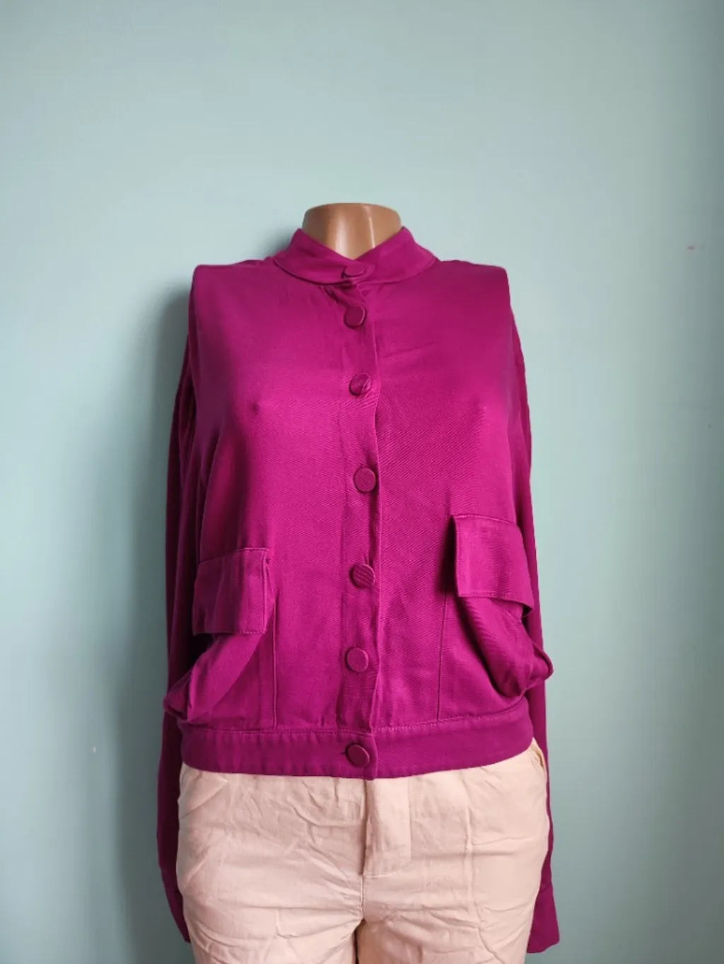 blusa feminina fúcsia