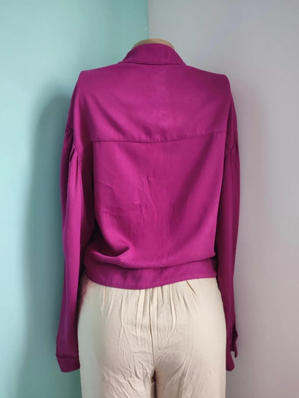 blusa feminina fúcsia