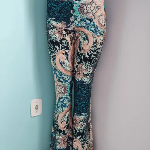 calça feminina estampado