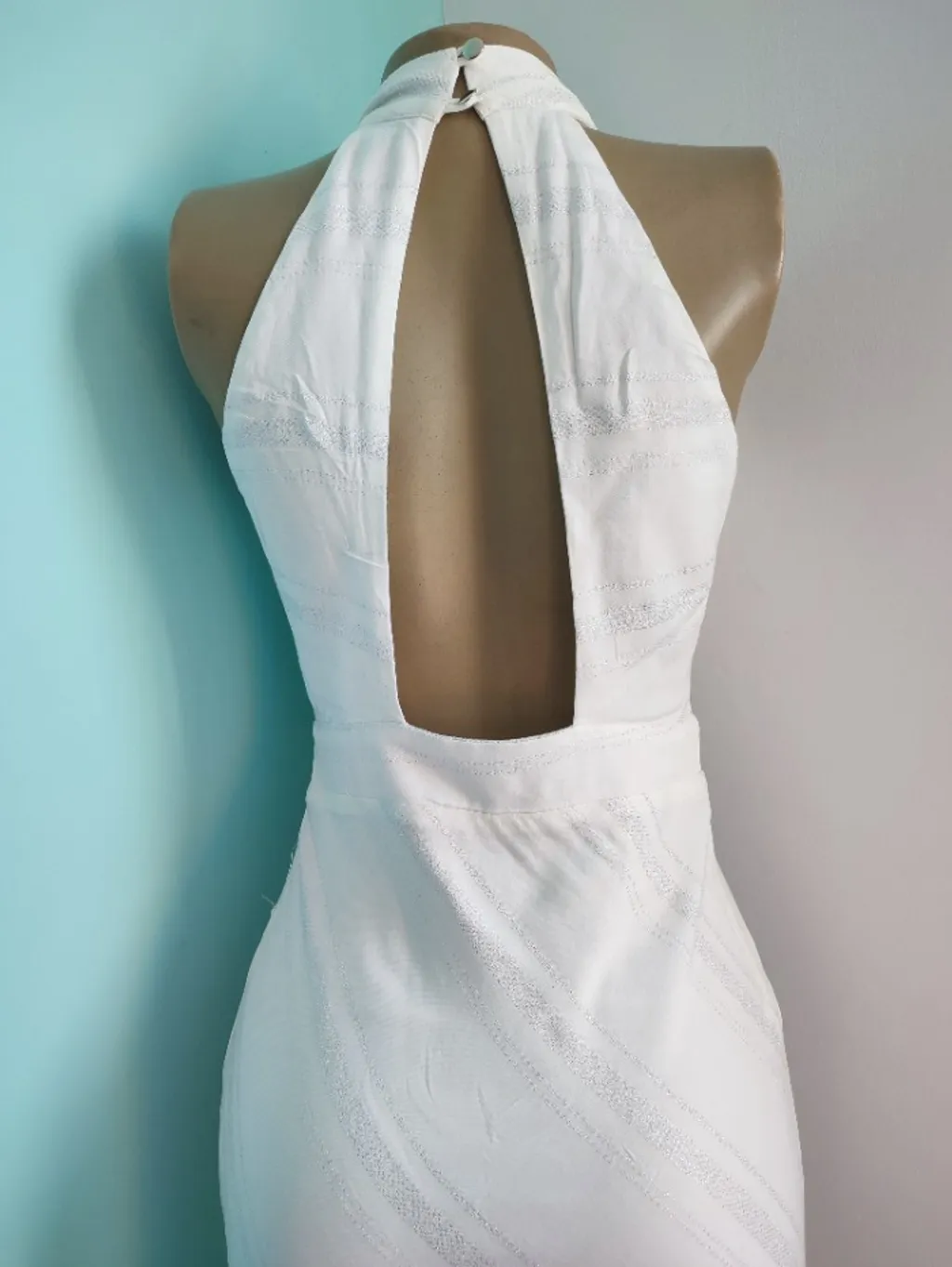vestido longo branco