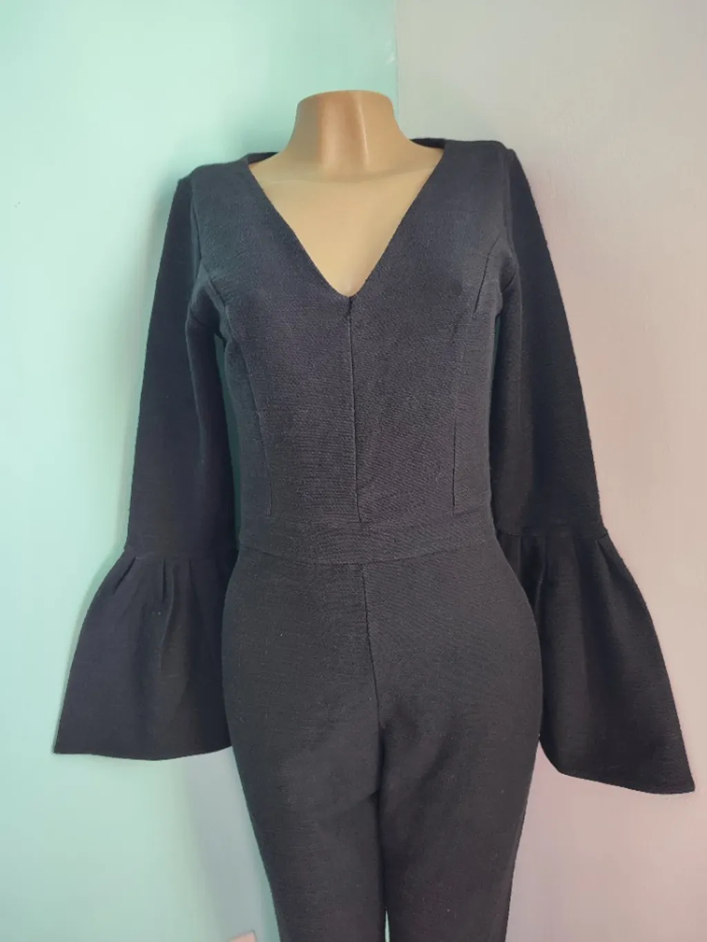 macacão feminino longo preto