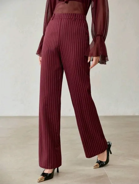 Calça Feminina social vinho