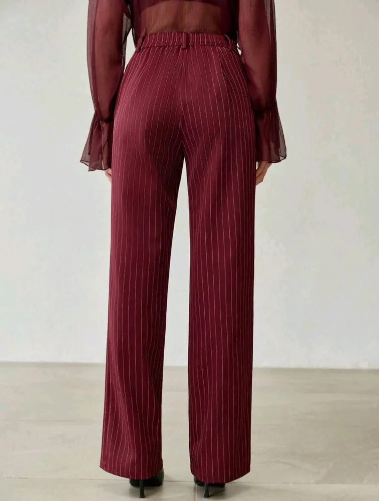 Calça Feminina social vinho