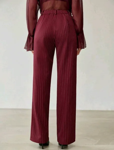 Calça Feminina social vinho