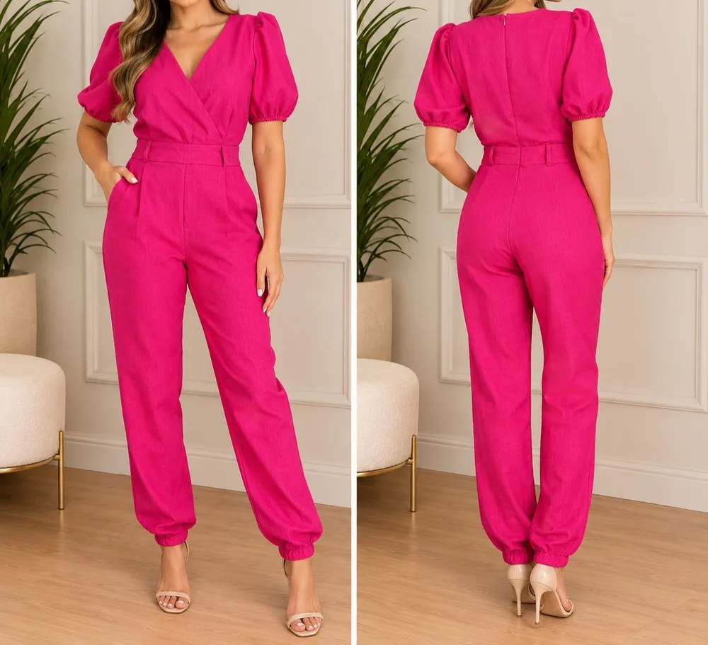 Macacão Feminino pink