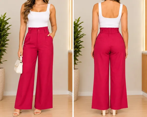 Calça Feminino vinho