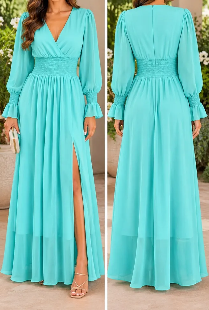 Vestido Longo tiffany