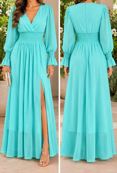 Vestido Longo tiffany