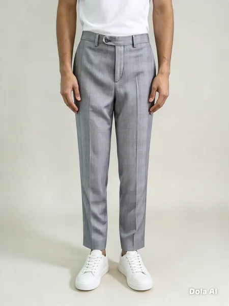 Calça masculina cinza