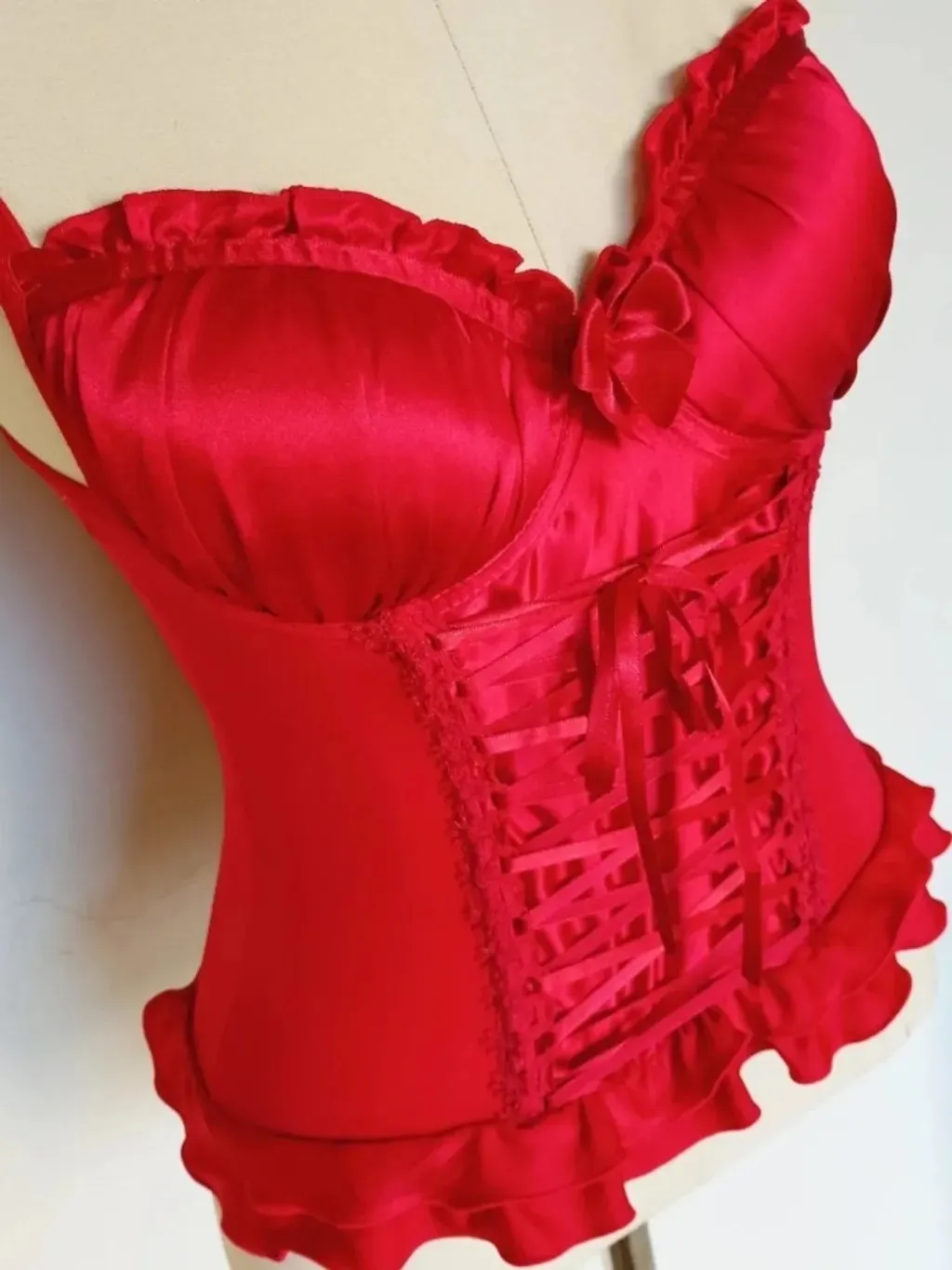 corset vermelho pimenta fresca