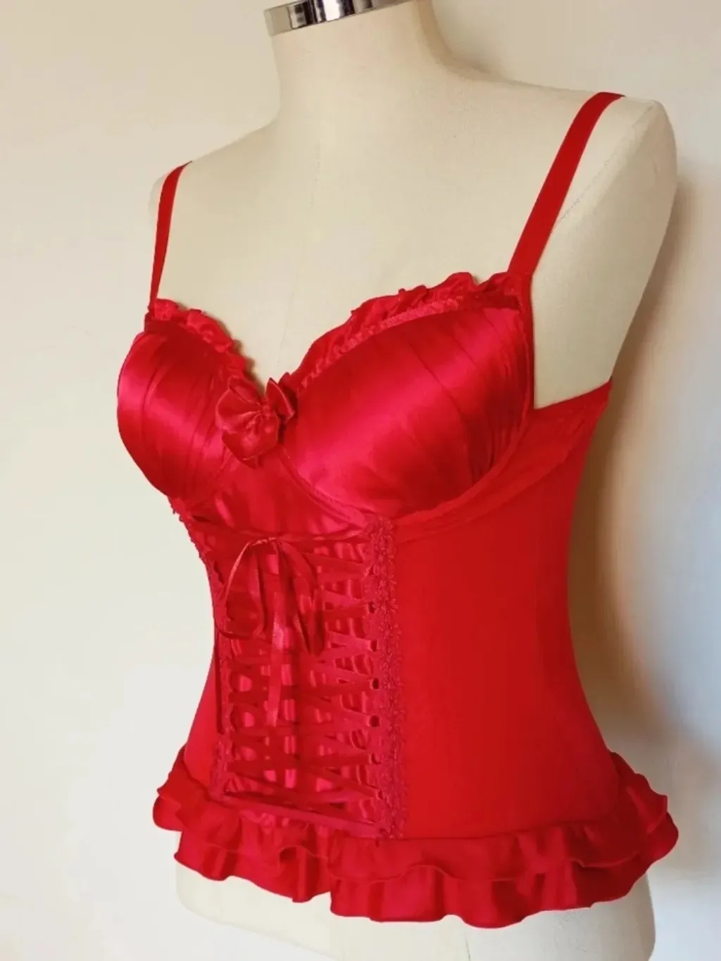 corset vermelho pimenta fresca