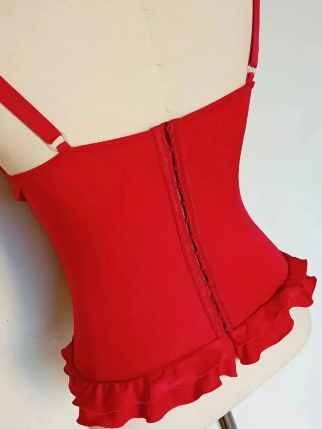 corset vermelho pimenta fresca