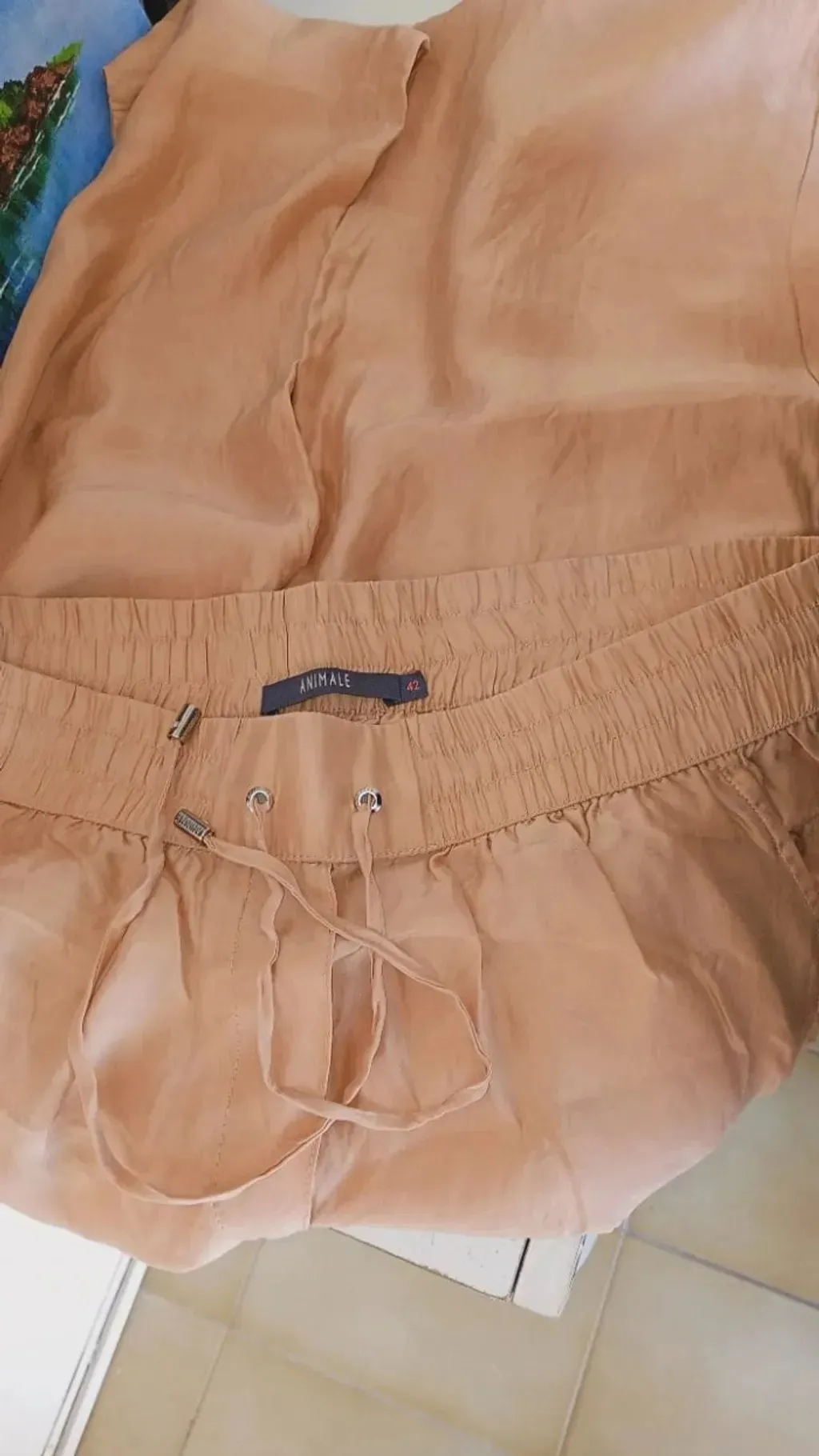 calça animale salmao seda nova tamanho 42