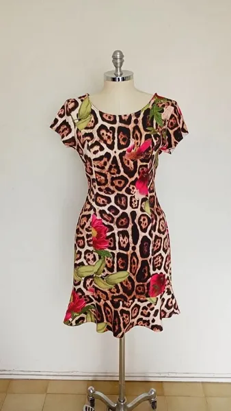 Vestido animal print Anselmi tamanho M