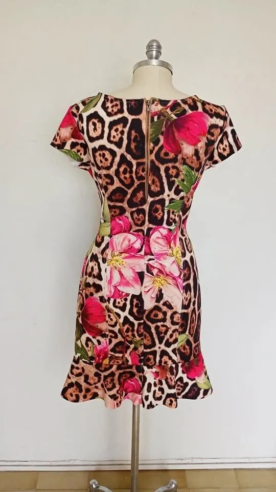 Vestido animal print Anselmi tamanho M