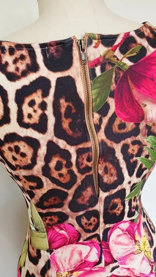 Vestido animal print Anselmi tamanho M