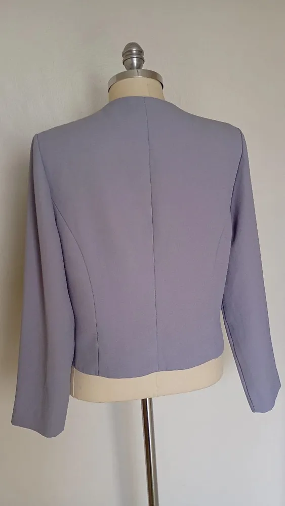 Blazer cinza curto importado Karen Miller tamanho M