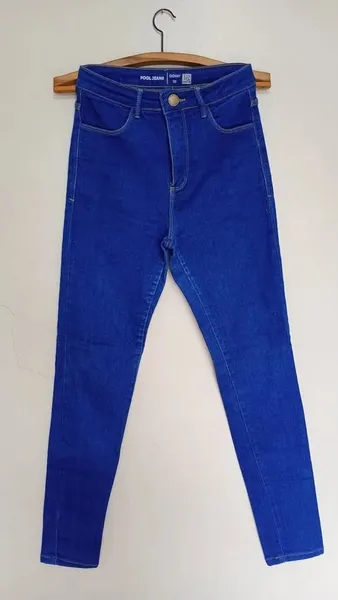 Calça jeans feminina Pool azul tamanho 38