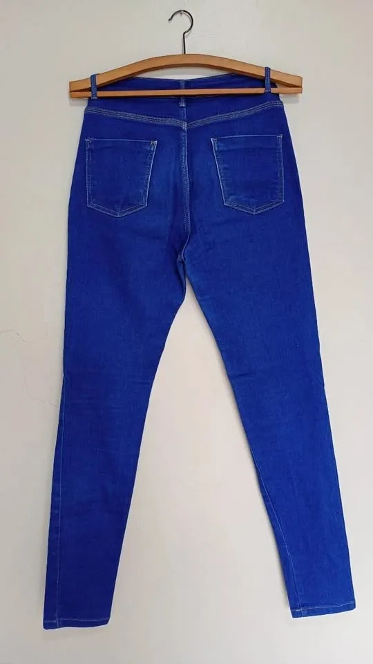 Calça jeans feminina Pool azul tamanho 38