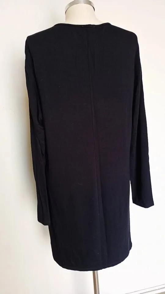 Vestido de camurça e malha manga longa tamanho GG