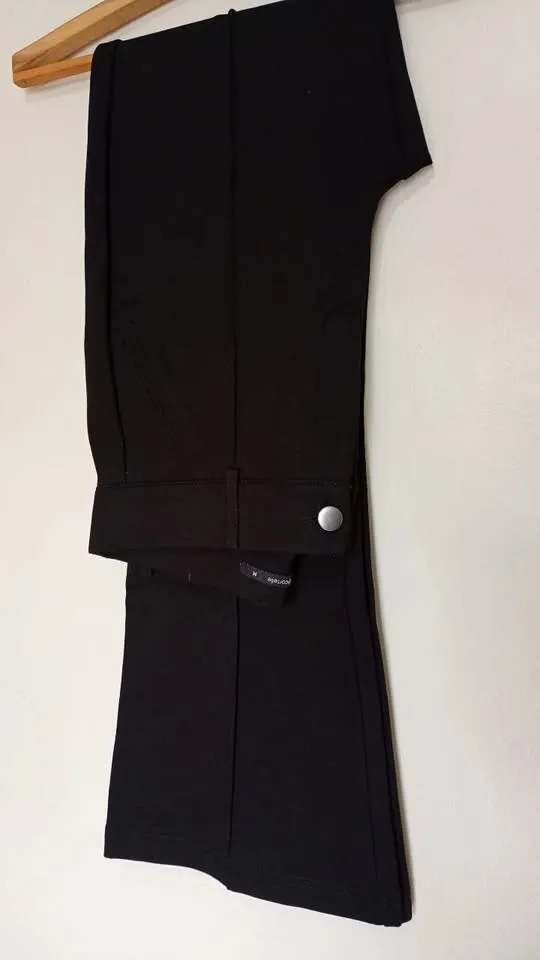 Calça flare preta Cortellê de viscose nova tamanho M