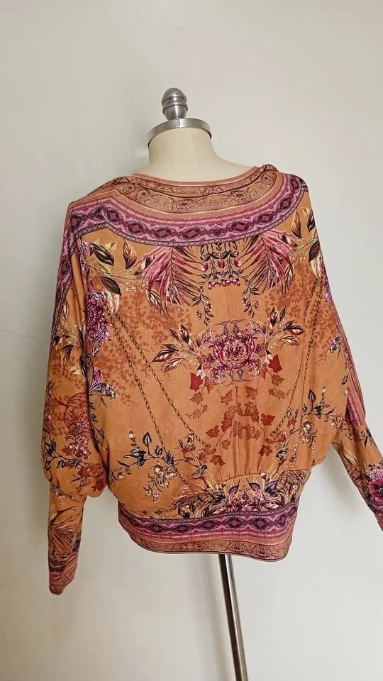 Blusa indiana manga morcego nova tamanho G