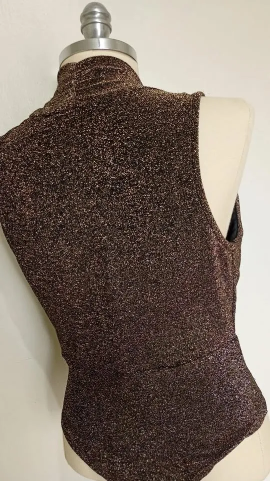 Body brilhoso em lurex tamanho M