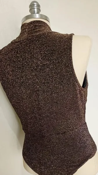 Body brilhoso em lurex tamanho M