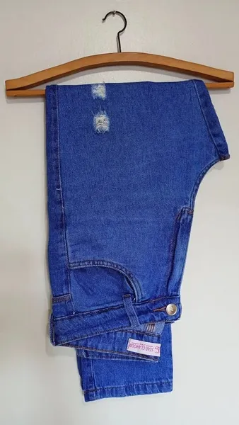 Calça jeans Mom azul escura tamanho 40