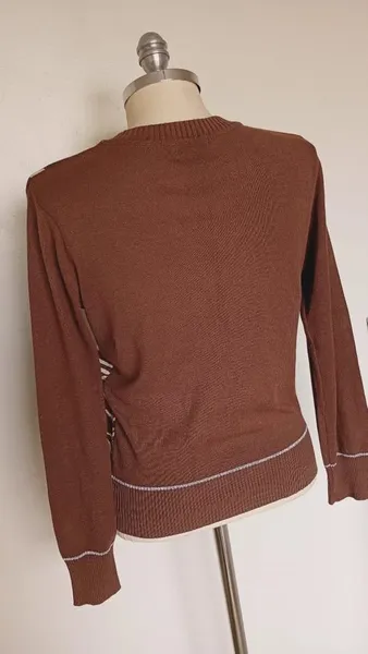 Suéter Zebra Tricot tamanho G pequeno (veste P/M)