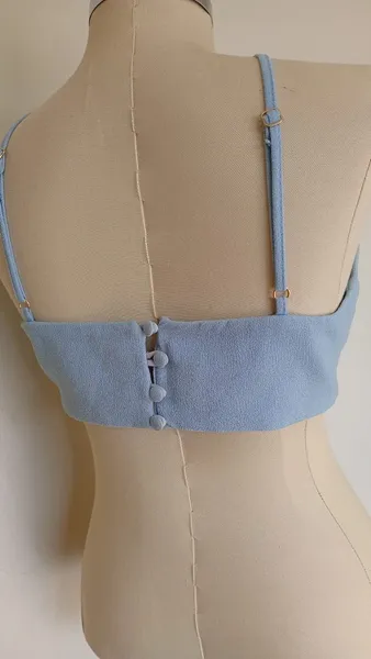 Cropped azul lança perfume P