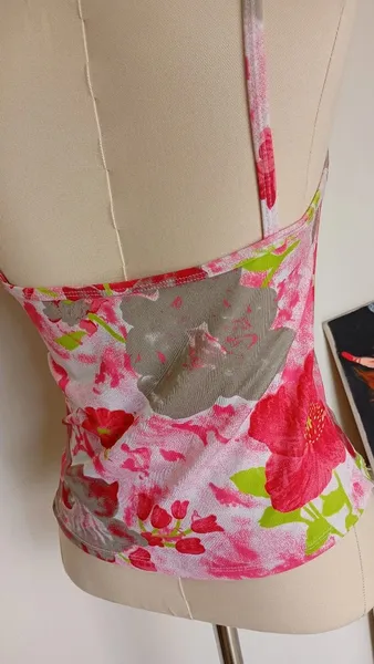 Regata meia taça floral M