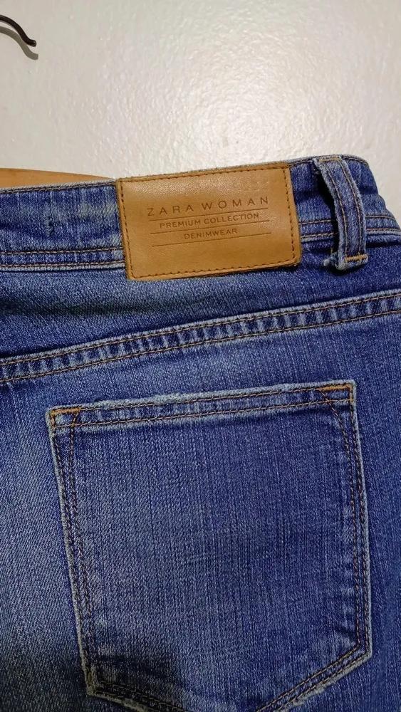 calça jeans flare zara tamanho 38