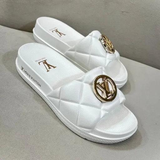 Chinelo Louis Vuitton Matelassê Feminino