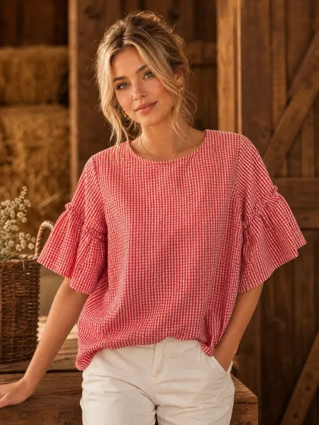 camisa xadrez festa junina São João GG