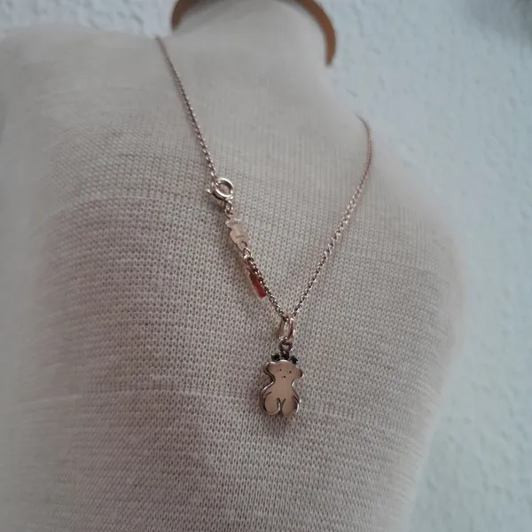 *JOIA TOUS ESPANHA* colar prata 925 banho vermeil