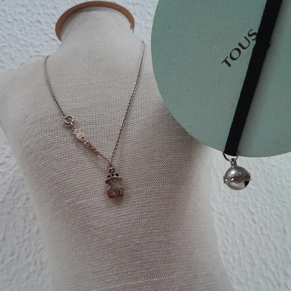 *JOIA TOUS ESPANHA* colar prata 925 banho vermeil