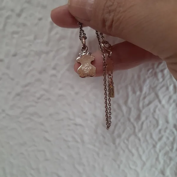 *JOIA TOUS ESPANHA* colar prata 925 banho vermeil